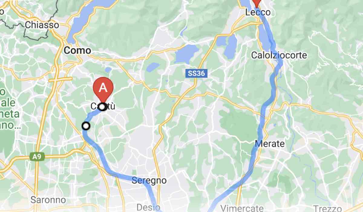 Come arrivare da Cantù a Lecco in auto e treno